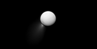 Illustration for article titled Space Probe to Dive Through Geysers Erupting from Saturn's Icy Moon Enceladus